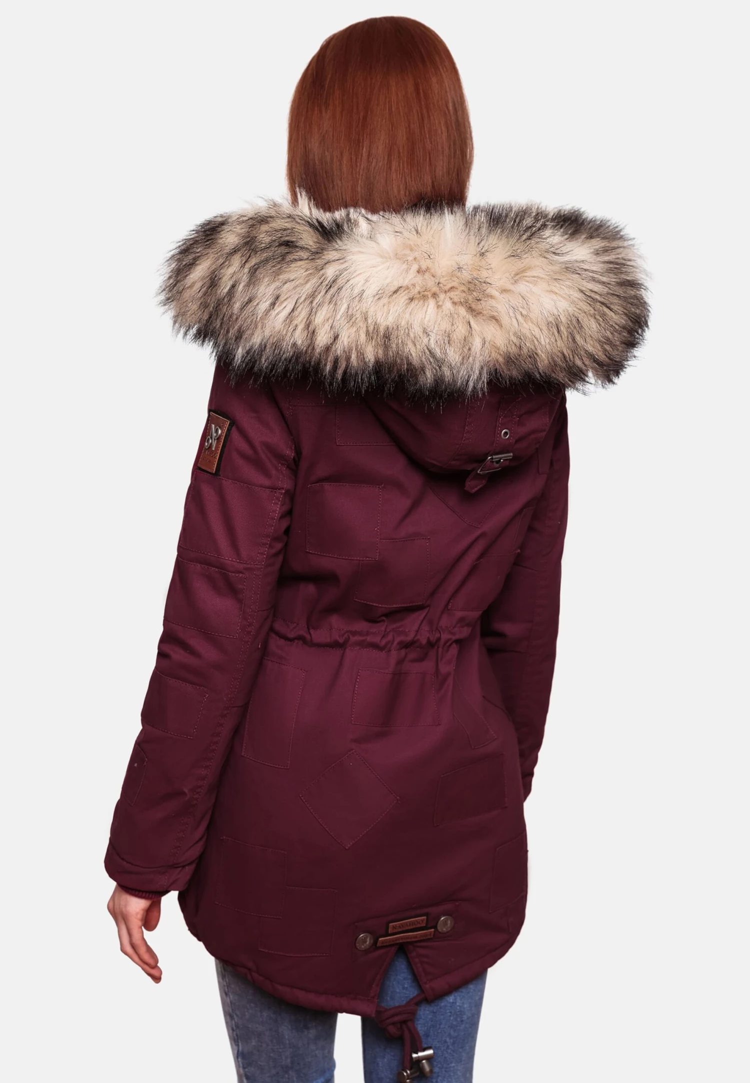 Navahoo Parkas Parka D’hiver Honigfee Femme Bordeaux 8 Navahoo Parkas Parka D’hiver Honigfee Femme Bordeaux – Image 8