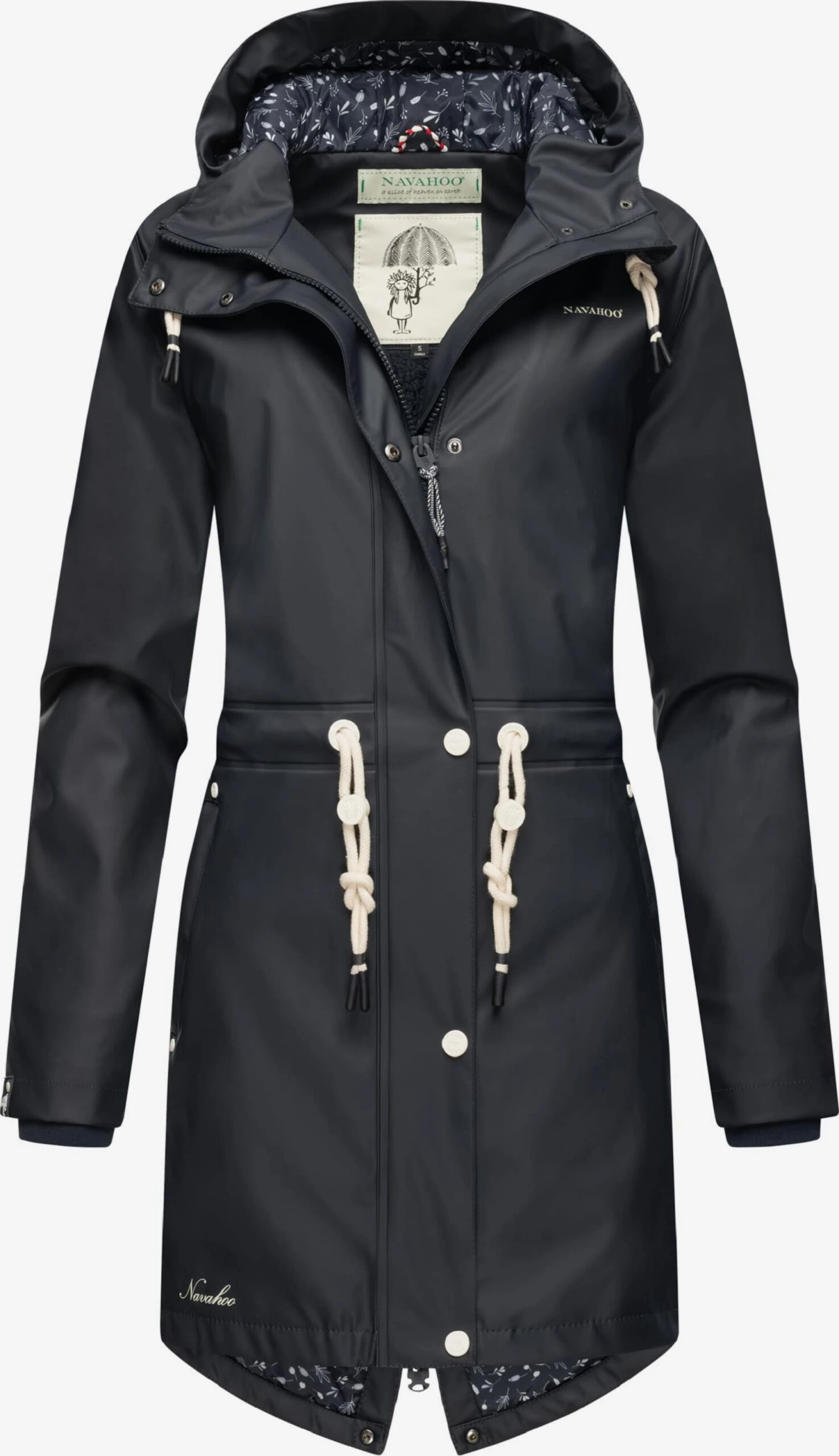 Navahoo Vestes Dextérieur Veste Fonctionnelle Flower Of Ocean Femme Bleu Marine 4 Navahoo Vestes Dextérieur Veste Fonctionnelle Flower Of Ocean Femme Bleu Marine – Image 4