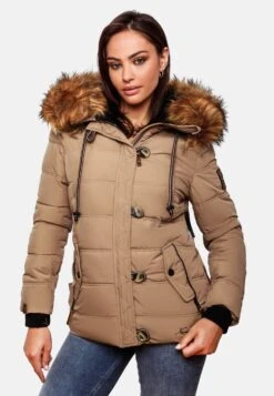 Navahoo Vestes Dhiver Veste D’hiver Zoja Femme Taupe -Navahoo 3e0391309b5dc1cd1aa198bf0db9e9b0
