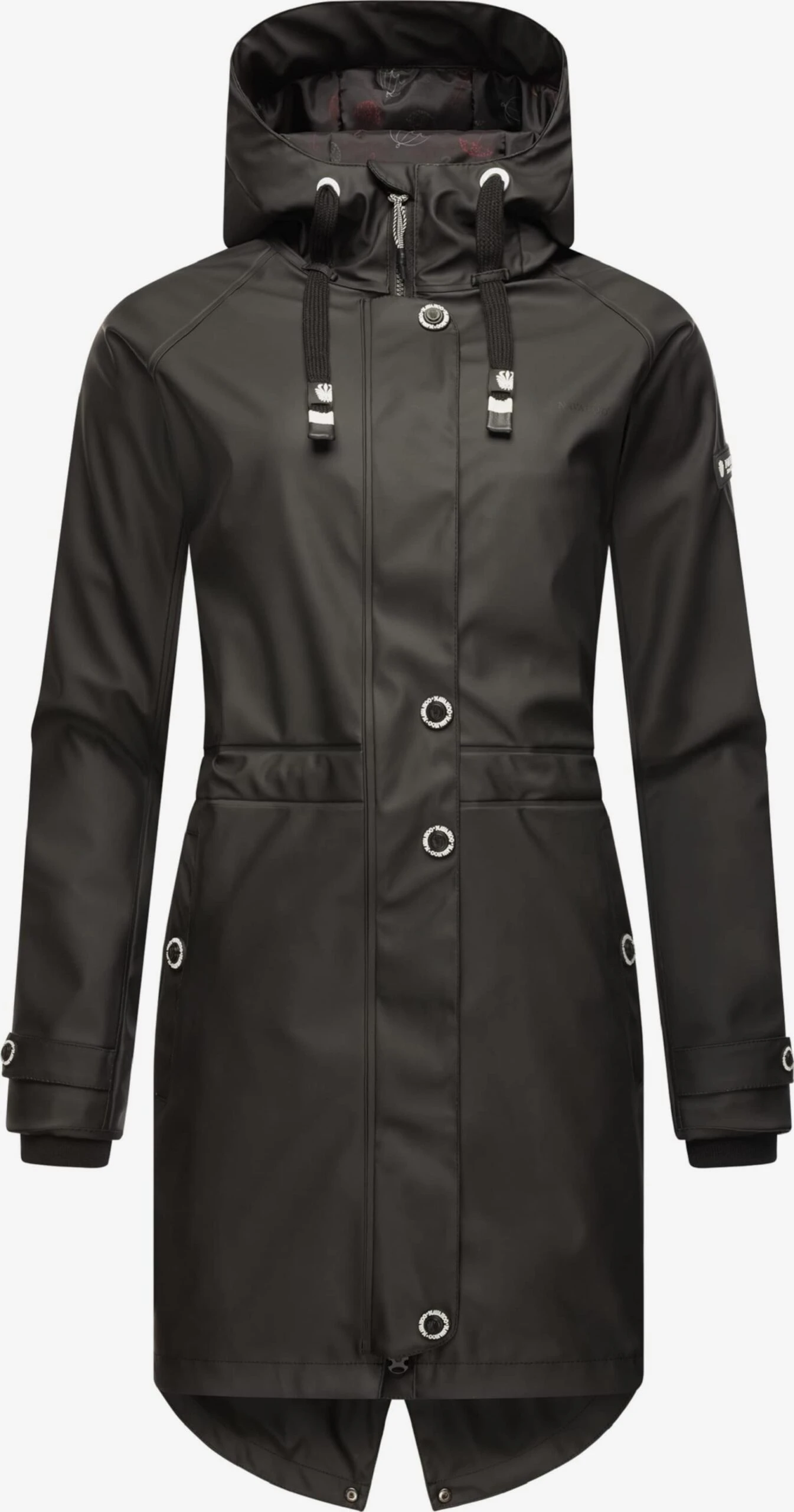 Navahoo Manteaux De Pluie Manteau Fonctionnel Rainy Flower Femme Noir 1 Navahoo Manteaux De Pluie Manteau Fonctionnel Rainy Flower Femme Noir