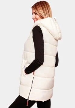Navahoo Vestes Sans Manches Gilet Madilynaa Femme Blanc Cassé 12 Navahoo Vestes Sans Manches Gilet Madilynaa Femme Blanc Cassé -Navahoo 3e923d6c8083bb633accc626882c4a21