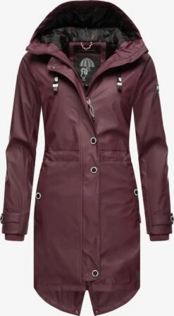 Navahoo Manteaux De Pluie Manteau Fonctionnel Rainy Flower Femme Bourgogne -Navahoo 3f1adf4aabf51de8a111f997d65bf3b3