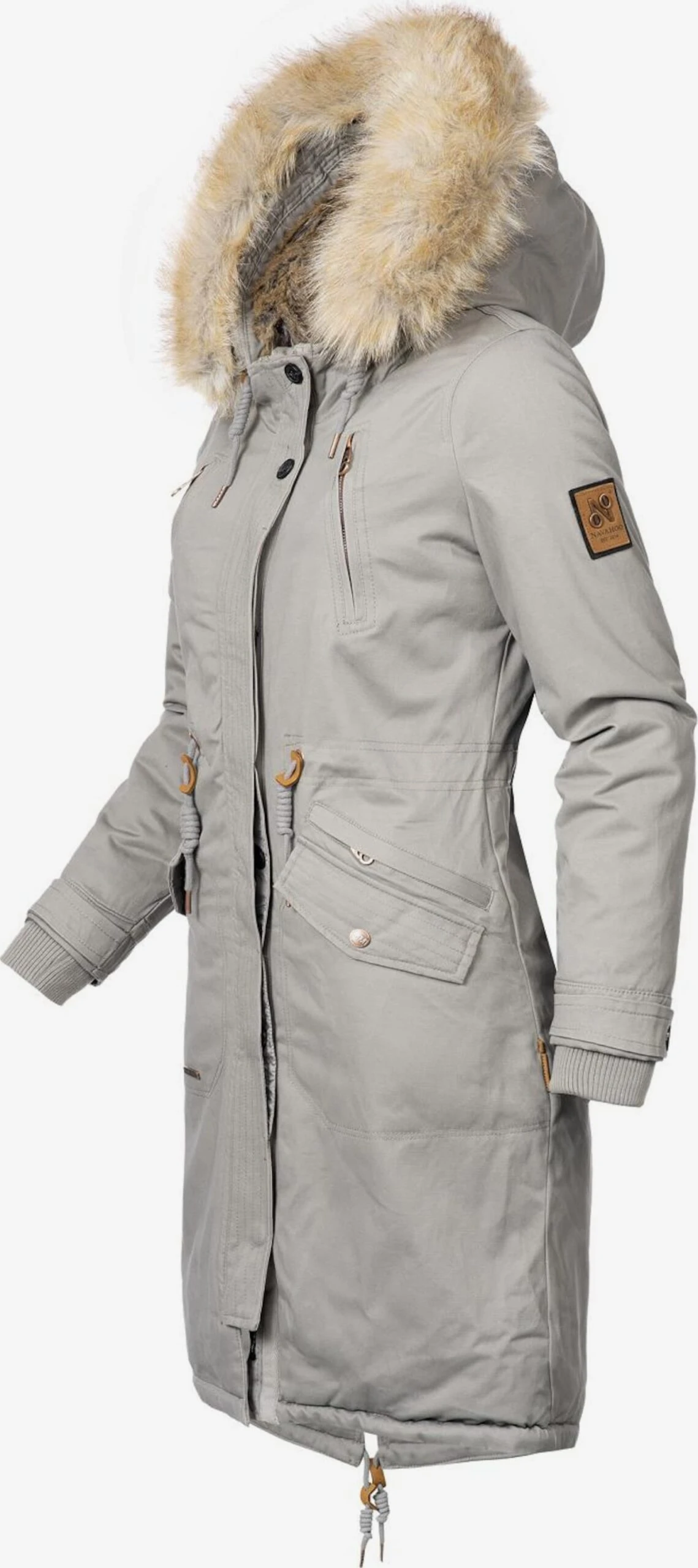 Navahoo Parkas Parka D’hiver Kin-Joo Femme Gris 3 Navahoo Parkas Parka D’hiver Kin-Joo Femme Gris – Image 3