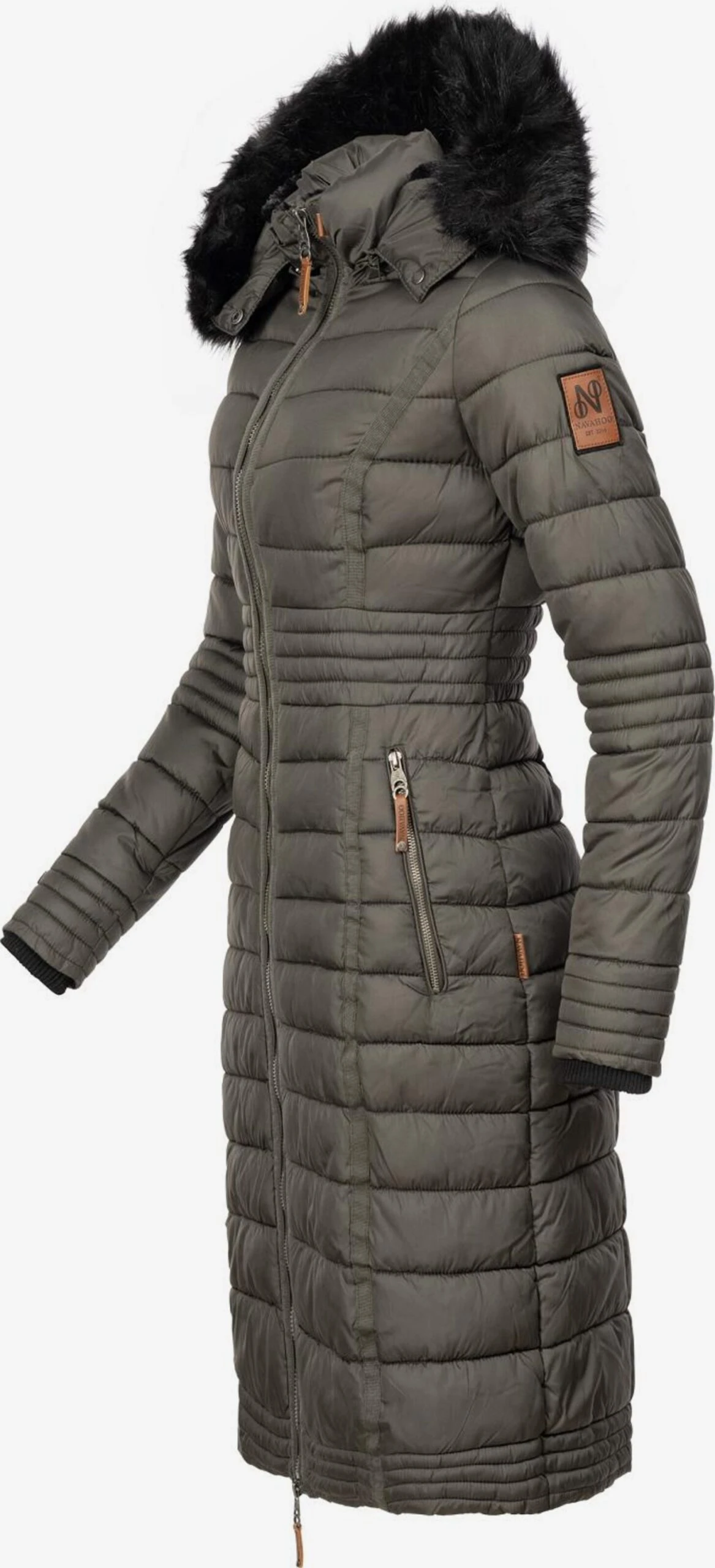 Navahoo Manteaux Dhiver Manteau D’hiver Umay Femme Taupe 3 Navahoo Manteaux Dhiver Manteau D’hiver Umay Femme Taupe – Image 3