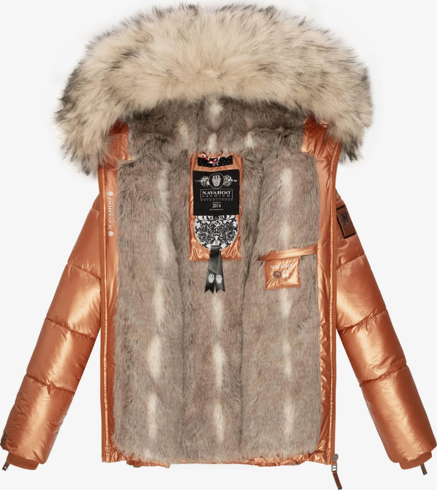 Navahoo Vestes Dhiver Veste D’hiver Tikunaa Femme Marron 5 Navahoo Vestes Dhiver Veste D’hiver Tikunaa Femme Marron – Image 5