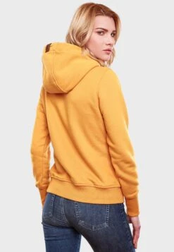 Navahoo Sweats à Capuche Sweat-shirt Damlaa Femme Jaune Dor -Navahoo 4456a7f7a56e4cf86fe161448b32701d