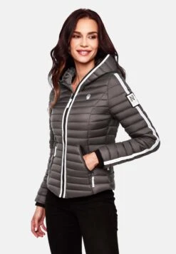 Navahoo Vestes De Mi-saison Veste Mi-saison Kimuk Femme Gris Foncé -Navahoo 45346abeec83a215018678147302a2a4