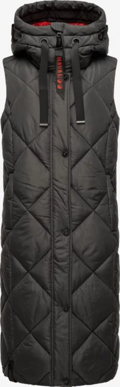 Navahoo Vestes Sans Manches Gilet Schnuckel Femme Anthracite