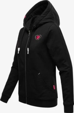 Navahoo Sweats Zippés Veste De Survêtement Cremetörtchen Femme Noir -Navahoo 47c99debc71d5be895967e11c2838aa6