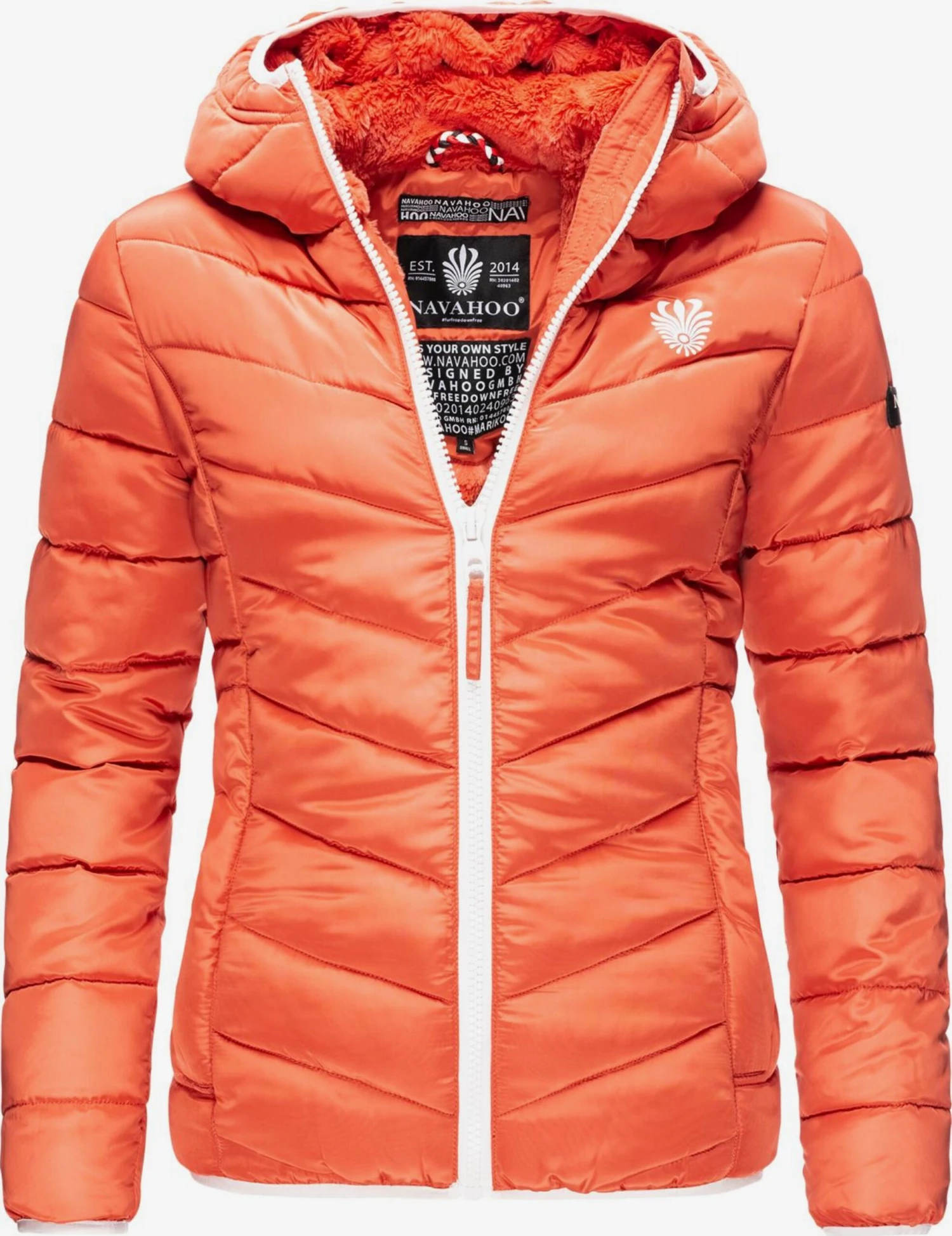 Navahoo Vestes De Mi-saison Veste Mi-saison Elva Femme Orange 1 Navahoo Vestes De Mi-saison Veste Mi-saison Elva Femme Orange