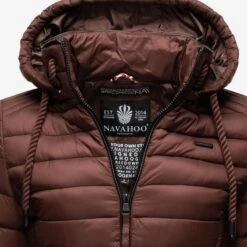 Navahoo Vestes De Mi-saison Veste Mi-saison Lulana Femme Chocolat -Navahoo 48f7f3fa4f18887fe485b12442a4bd0a