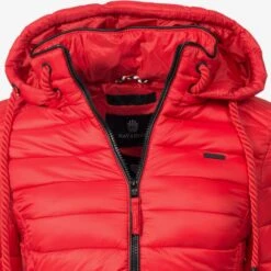 Navahoo Vestes De Mi-saison Veste Mi-saison Lulana Femme Rouge Néon -Navahoo 491719ea809ef833a6e6b55590024dfc