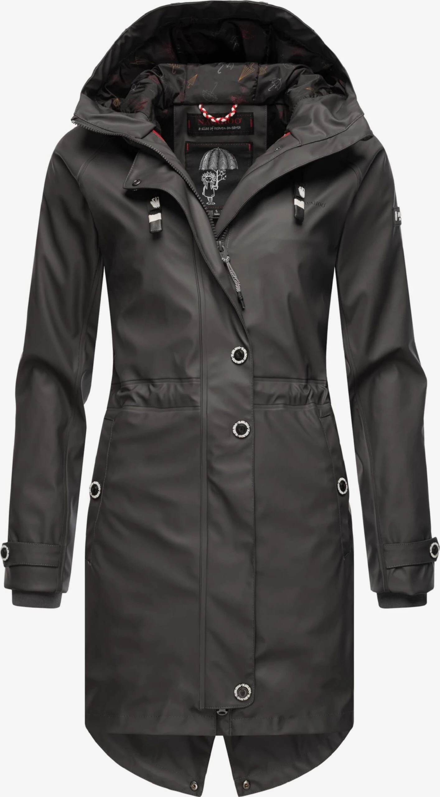 Navahoo Manteaux De Pluie Manteau Fonctionnel Rainy Flower Femme Anthracite 4 Navahoo Manteaux De Pluie Manteau Fonctionnel Rainy Flower Femme Anthracite – Image 4