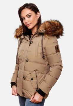 Navahoo Vestes Dhiver Veste D’hiver Zoja Femme Taupe -Navahoo 4cad5ac0950677870dadbbd087e8f7d8