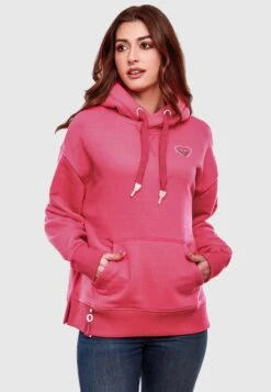 Navahoo Sweats à Capuche Sweat-shirt Goldfee Femme Rose -Navahoo 4df8015a8d4456db2c5667ecfb47c190