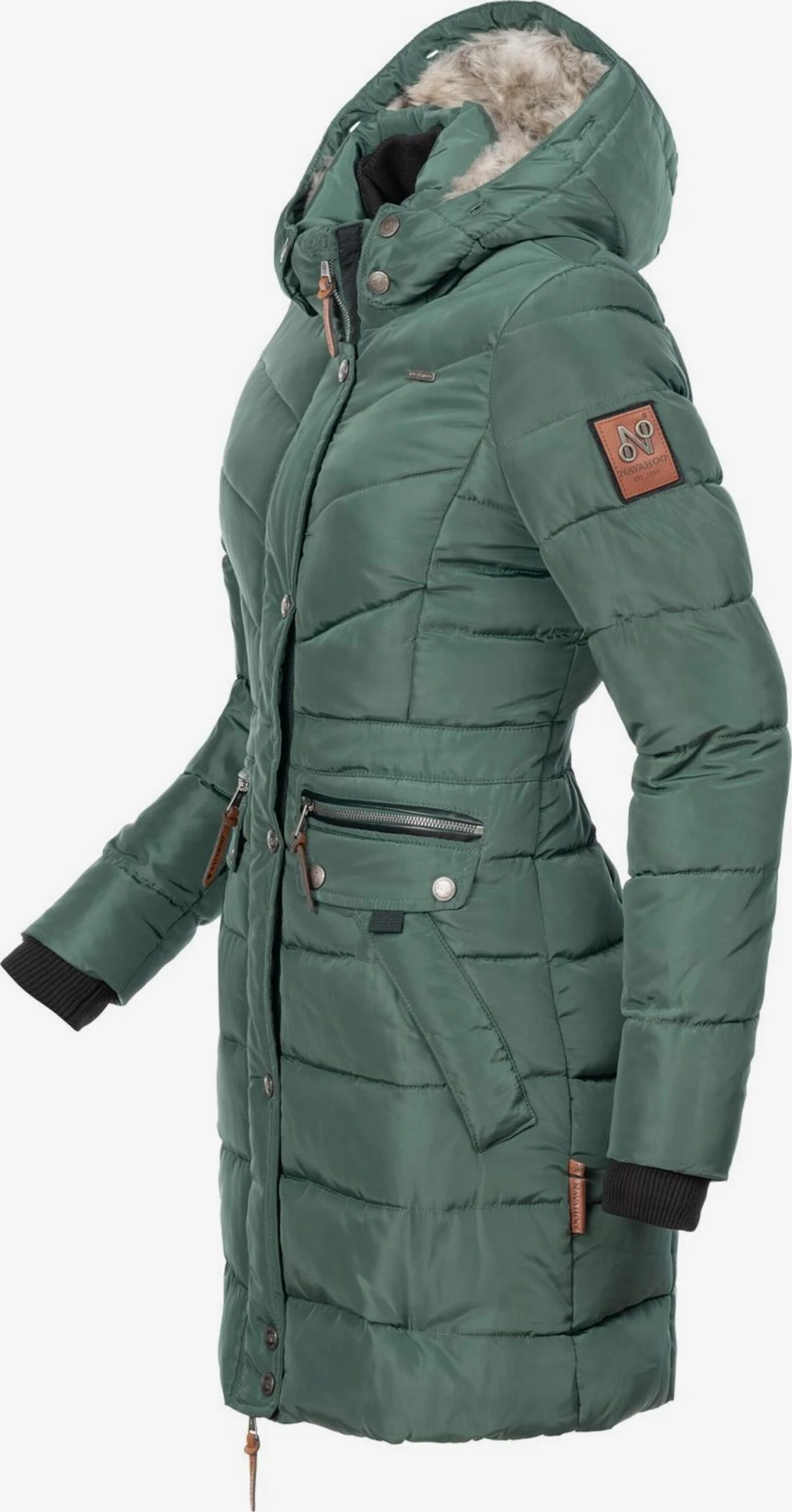 Navahoo Manteaux Dhiver Manteau D’hiver Paula Femme émeraude 4 Navahoo Manteaux Dhiver Manteau D’hiver Paula Femme émeraude – Image 4