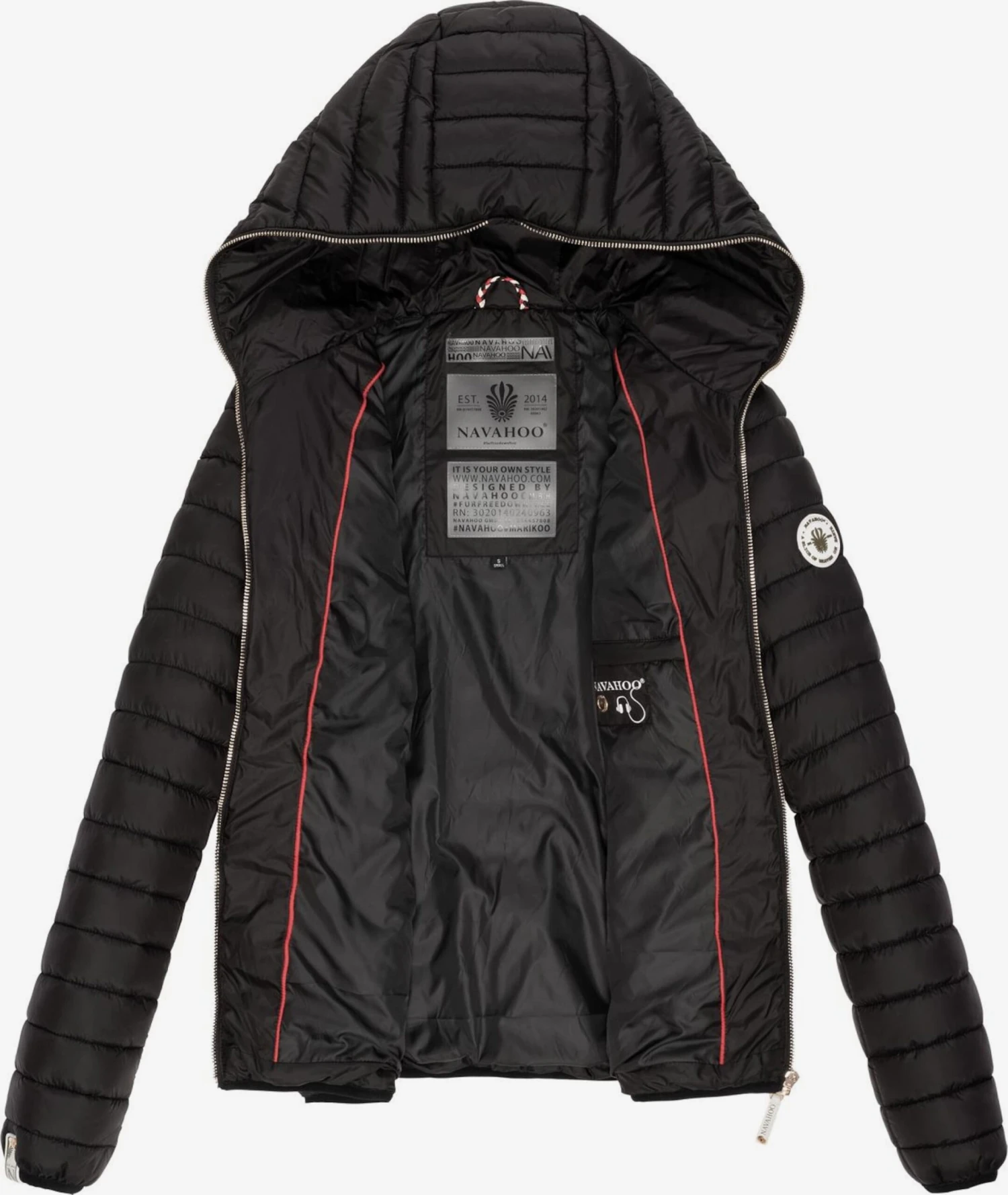 Navahoo Vestes De Mi-saison Veste Mi-saison Ich Bin Hübsch Femme Noir 4 Navahoo Vestes De Mi-saison Veste Mi-saison Ich Bin Hübsch Femme Noir – Image 4