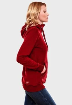 Navahoo Sweats à Capuche Sweat-shirt Zauberelfe Femme Bordeaux -Navahoo 4ec393759d66f1552a2f960b9cd4b44c