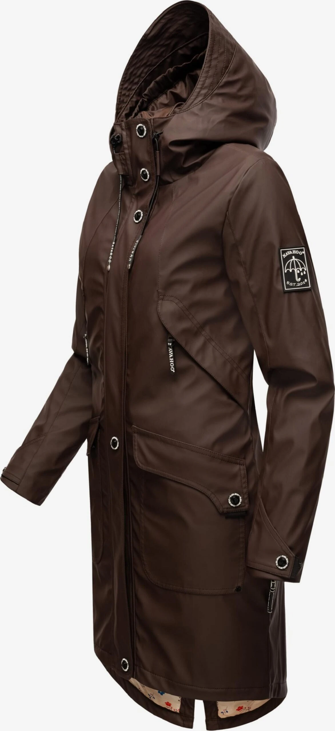 Navahoo Manteaux De Pluie Manteau Mi-saison Schötchen Femme Chocolat 2 Navahoo Manteaux De Pluie Manteau Mi-saison Schötchen Femme Chocolat – Image 2