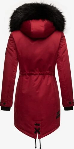 Navahoo Parkas Parka D’hiver Luluna Femme Rouge -Navahoo 521fb283b810474135ae56a0ef5f7e8e
