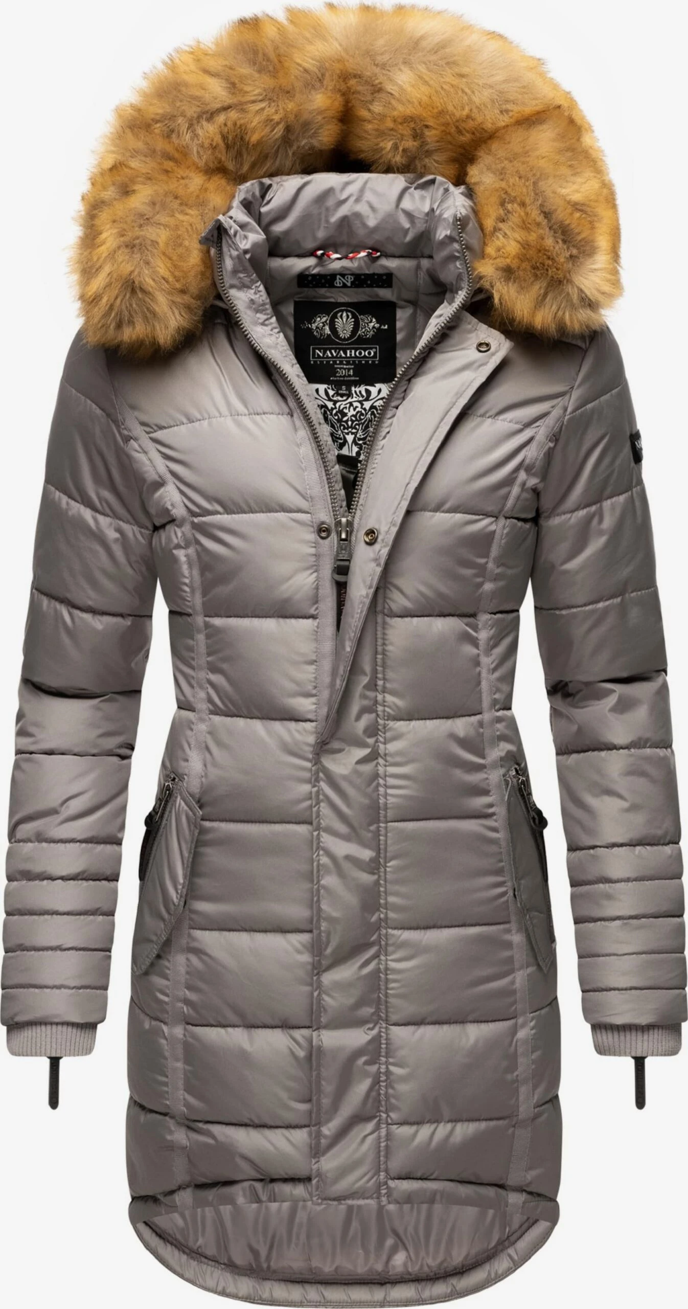 Navahoo Manteaux Dhiver Manteau D’hiver Papaya Femme Gris Argenté 1 Navahoo Manteaux Dhiver Manteau D’hiver Papaya Femme Gris Argenté