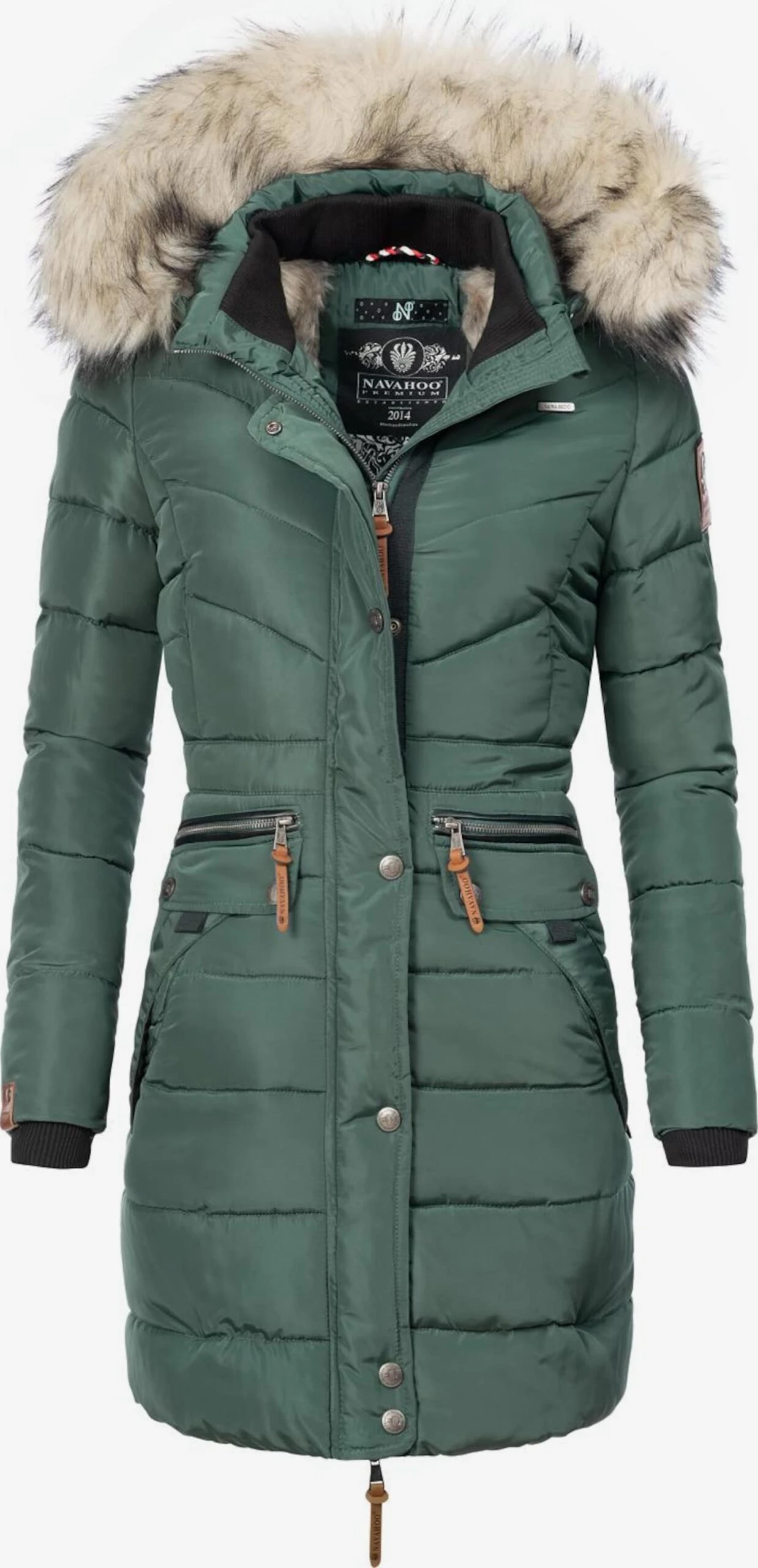 Navahoo Manteaux Dhiver Manteau D’hiver Paula Femme émeraude 1 Navahoo Manteaux Dhiver Manteau D’hiver Paula Femme émeraude