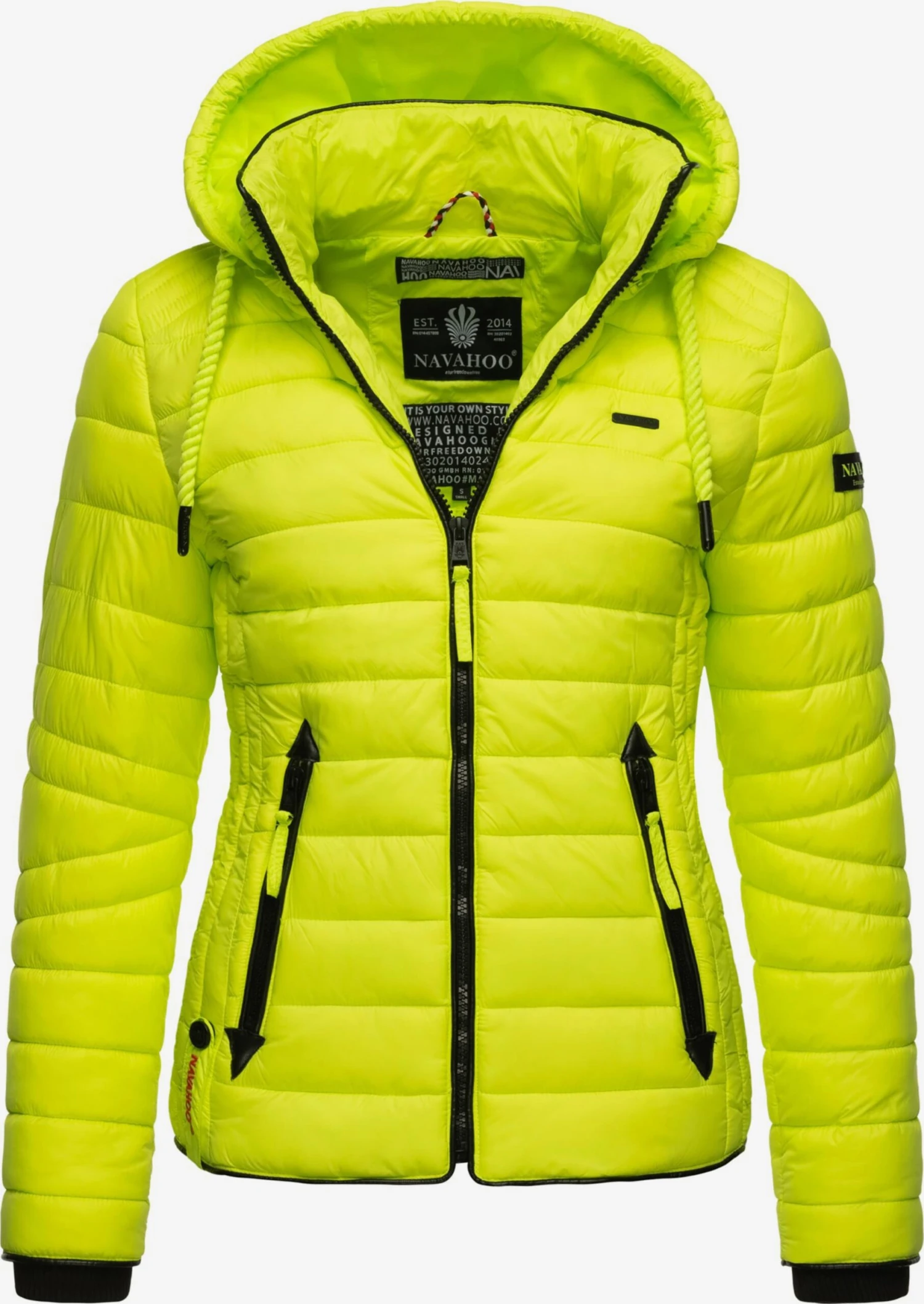 Navahoo Vestes De Mi-saison Veste Mi-saison Lulana Femme Vert Fluo 1 Navahoo Vestes De Mi-saison Veste Mi-saison Lulana Femme Vert Fluo
