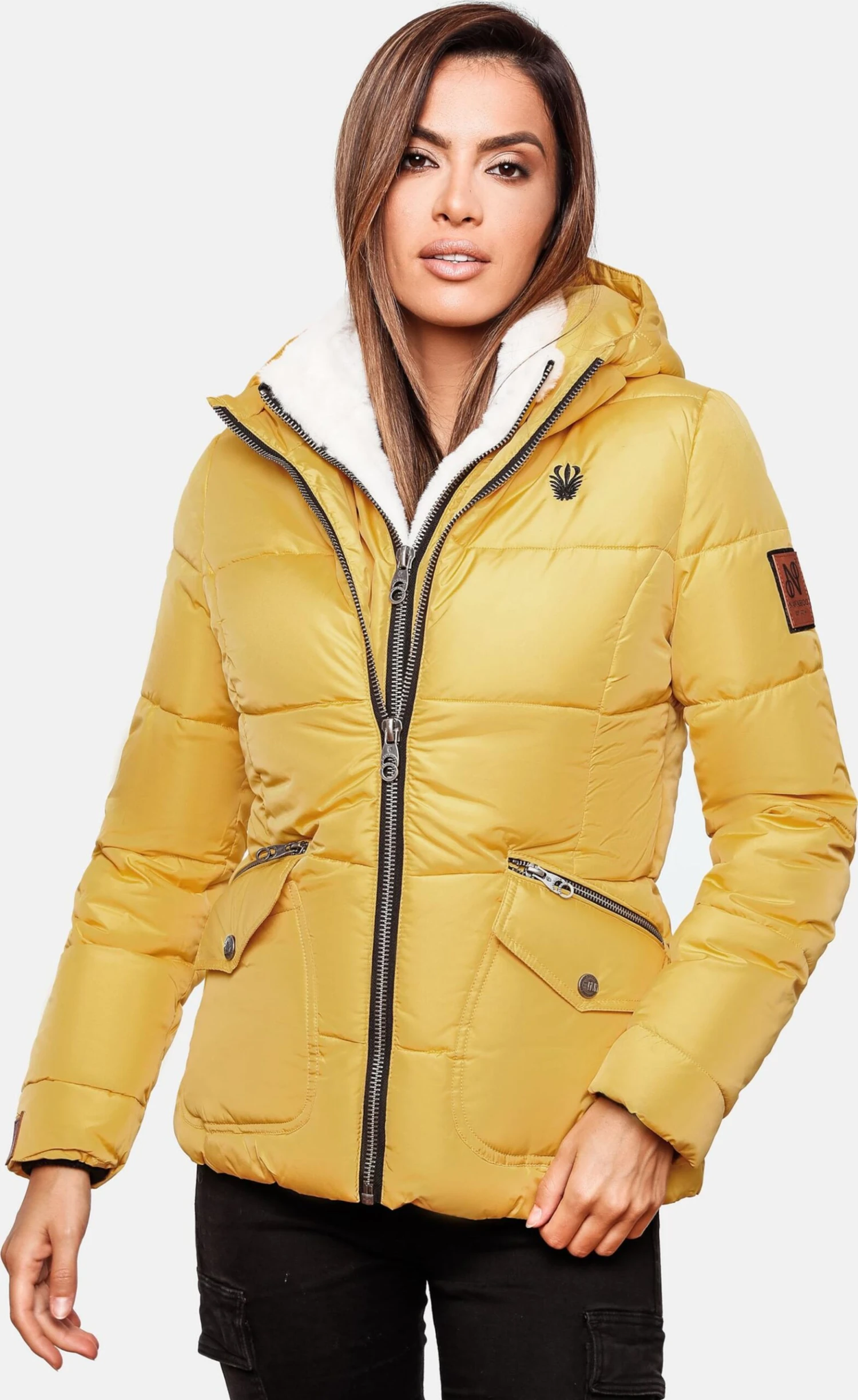 Navahoo Vestes Dhiver Veste D’hiver Megan Femme Jaune 9 Navahoo Vestes Dhiver Veste D’hiver Megan Femme Jaune – Image 9