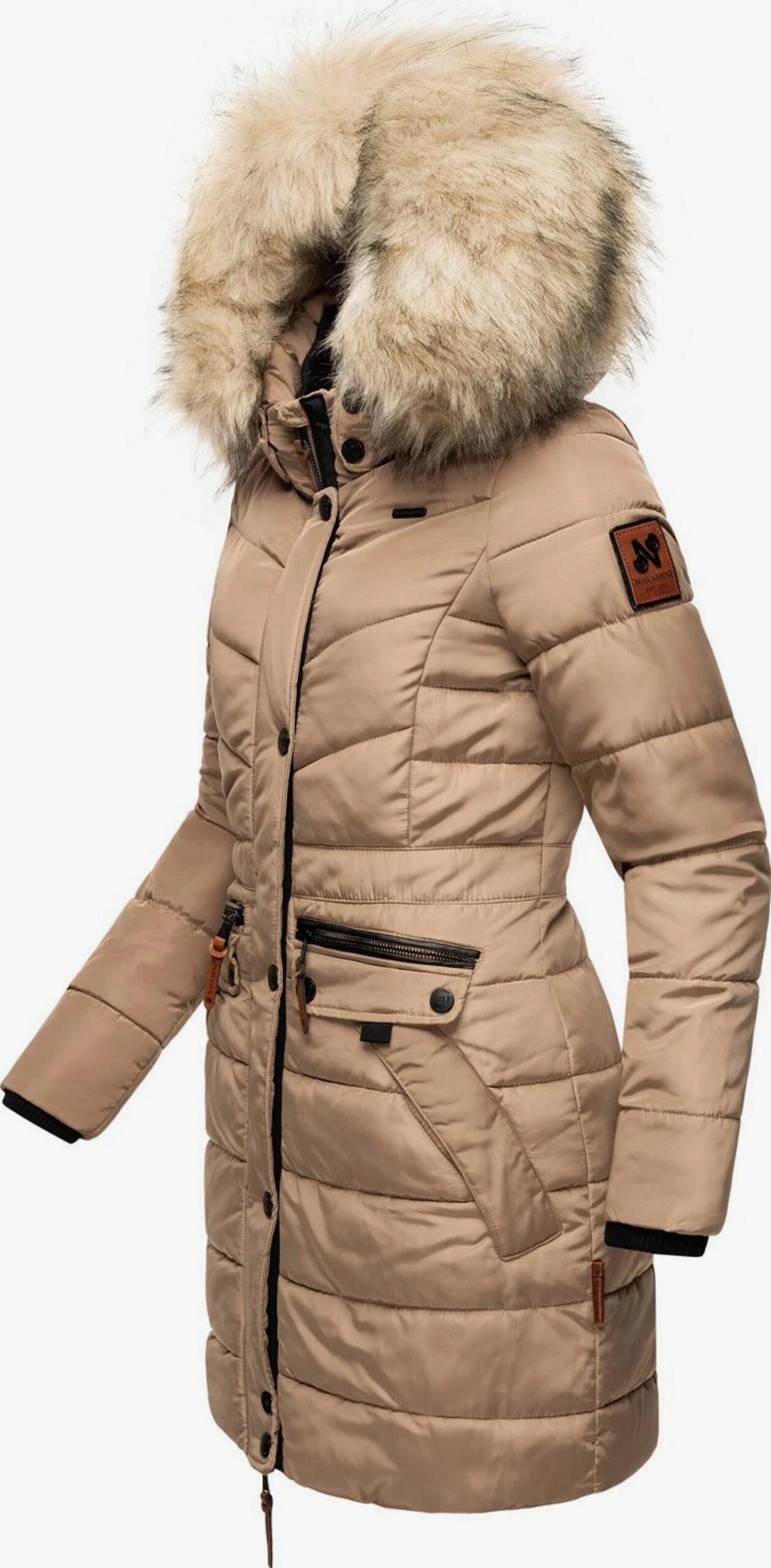 Navahoo Manteaux Dhiver Manteau D’hiver Paula Femme Noisette 2 Navahoo Manteaux Dhiver Manteau D’hiver Paula Femme Noisette – Image 2