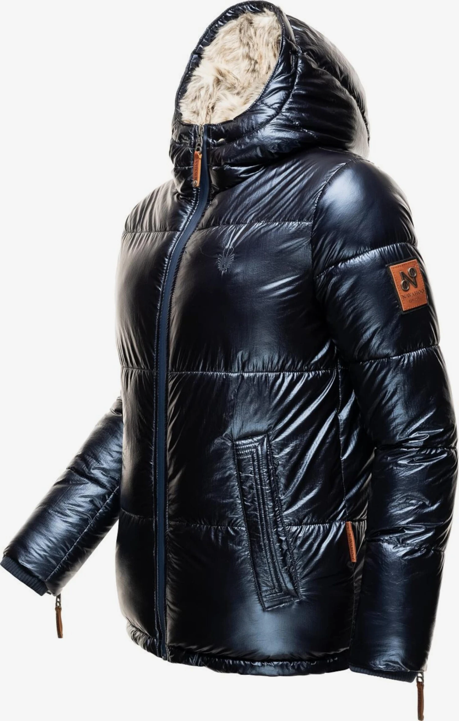 Navahoo Vestes Dhiver Veste D’hiver Tikunaa Femme Bleu Marine 4 Navahoo Vestes Dhiver Veste D’hiver Tikunaa Femme Bleu Marine – Image 4