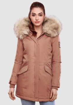 Navahoo Parkas Parka D’hiver Cristal Femme Rose Foncé -Navahoo 56bd34fc39c7d046439f8f8136598843