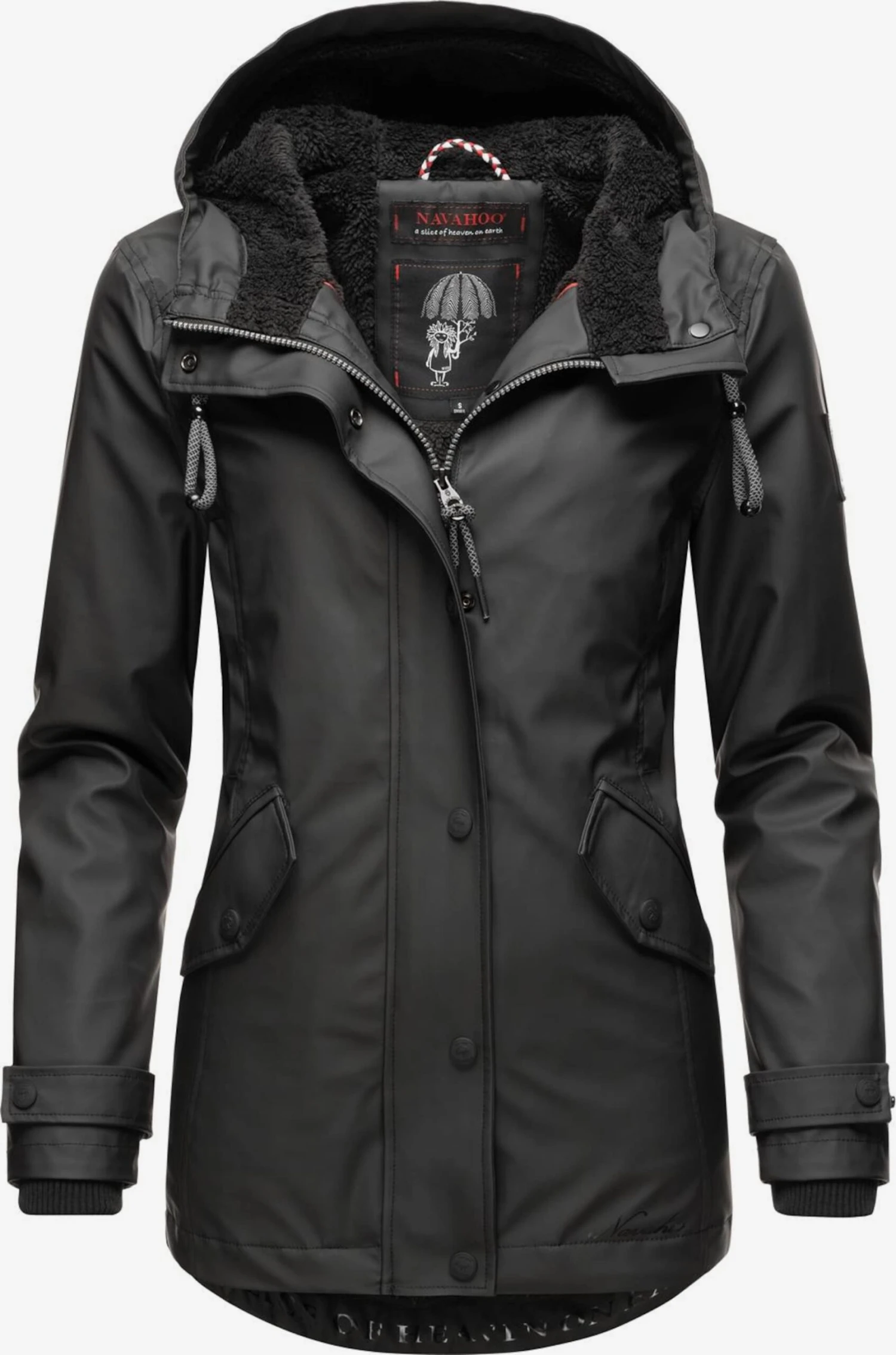 Navahoo Vestes De Pluie Veste D’hiver Lindraa Femme Noir 3 Navahoo Vestes De Pluie Veste D’hiver Lindraa Femme Noir – Image 3