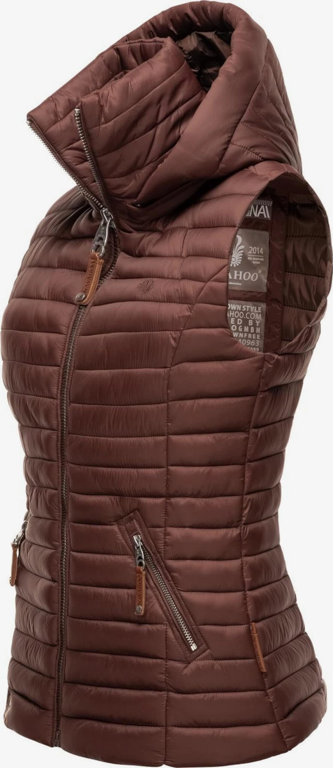 Navahoo Vestes Sans Manches Gilet Shadaa Femme Marron Châtaigne 2 Navahoo Vestes Sans Manches Gilet Shadaa Femme Marron Châtaigne – Image 2