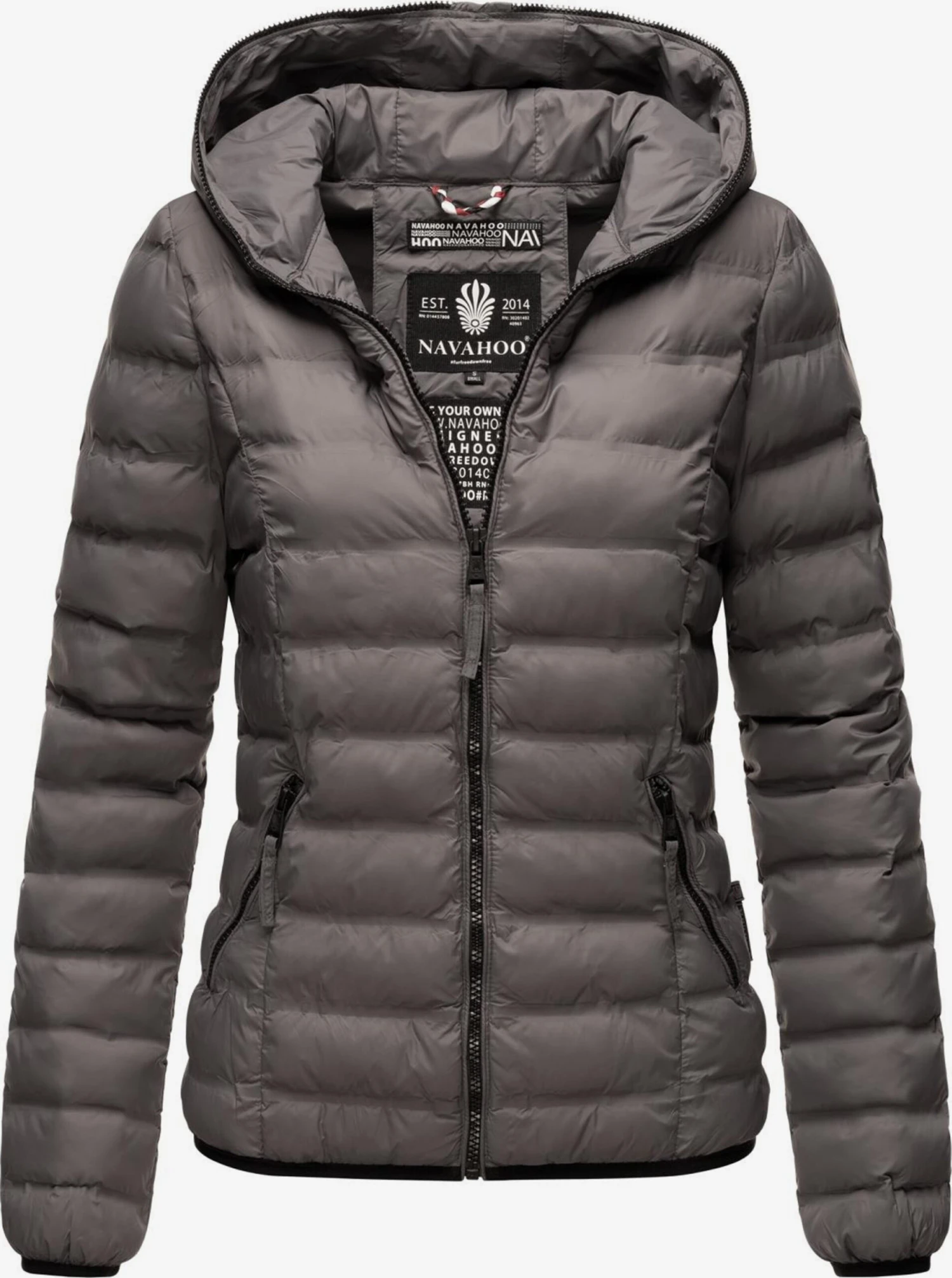 Navahoo Vestes De Mi-saison Veste Mi-saison Neevia Femme Gris 2 Navahoo Vestes De Mi-saison Veste Mi-saison Neevia Femme Gris – Image 2