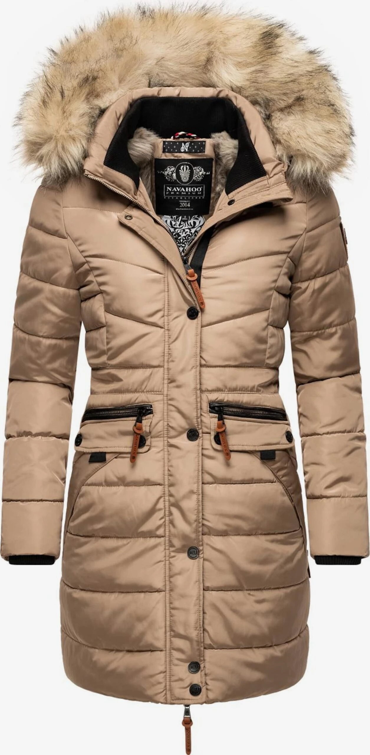 Navahoo Manteaux Dhiver Manteau D’hiver Paula Femme Noisette 1 Navahoo Manteaux Dhiver Manteau D’hiver Paula Femme Noisette
