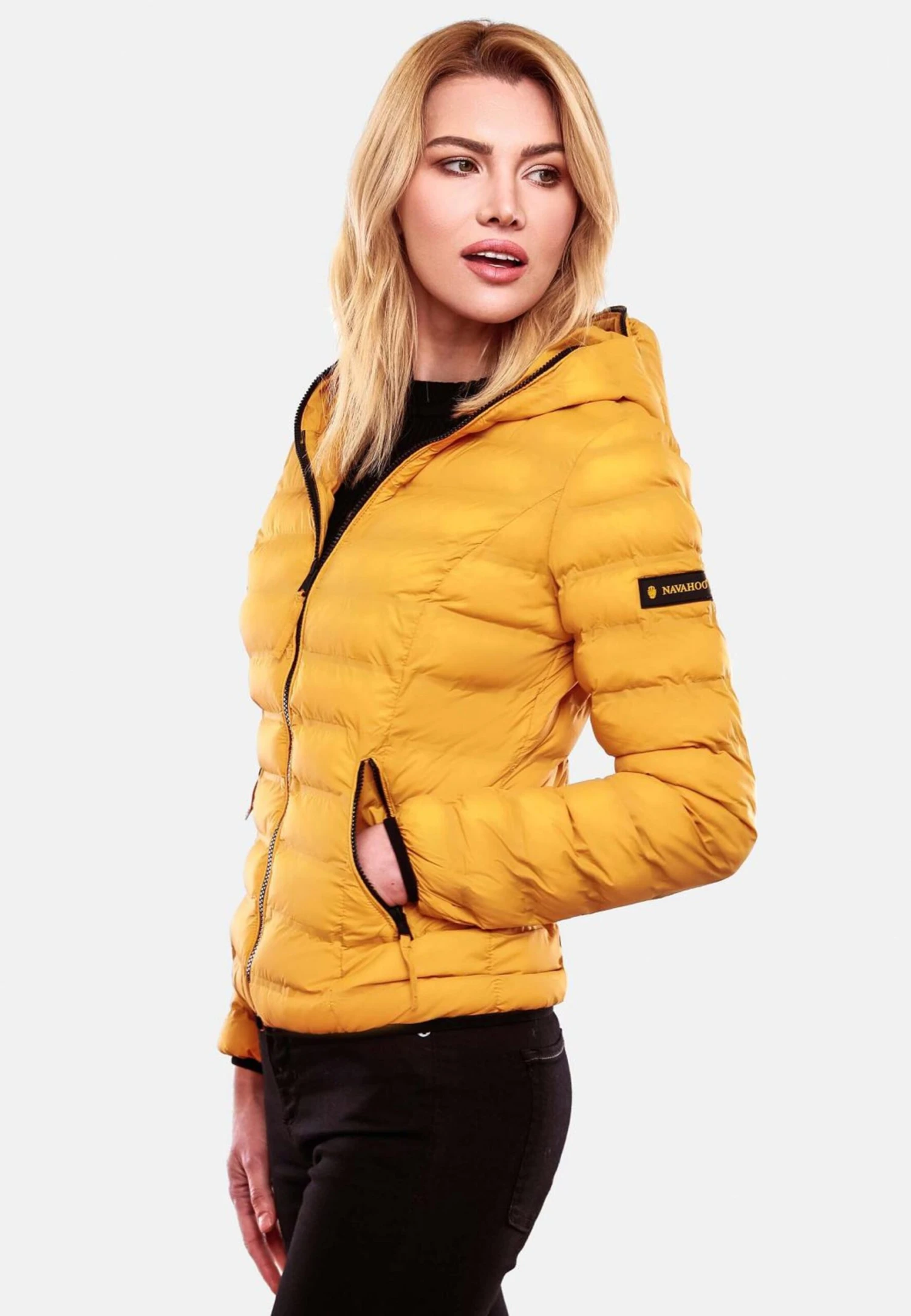Navahoo Vestes De Mi-saison Veste Mi-saison Neevia Femme Jaune 6 Navahoo Vestes De Mi-saison Veste Mi-saison Neevia Femme Jaune – Image 6