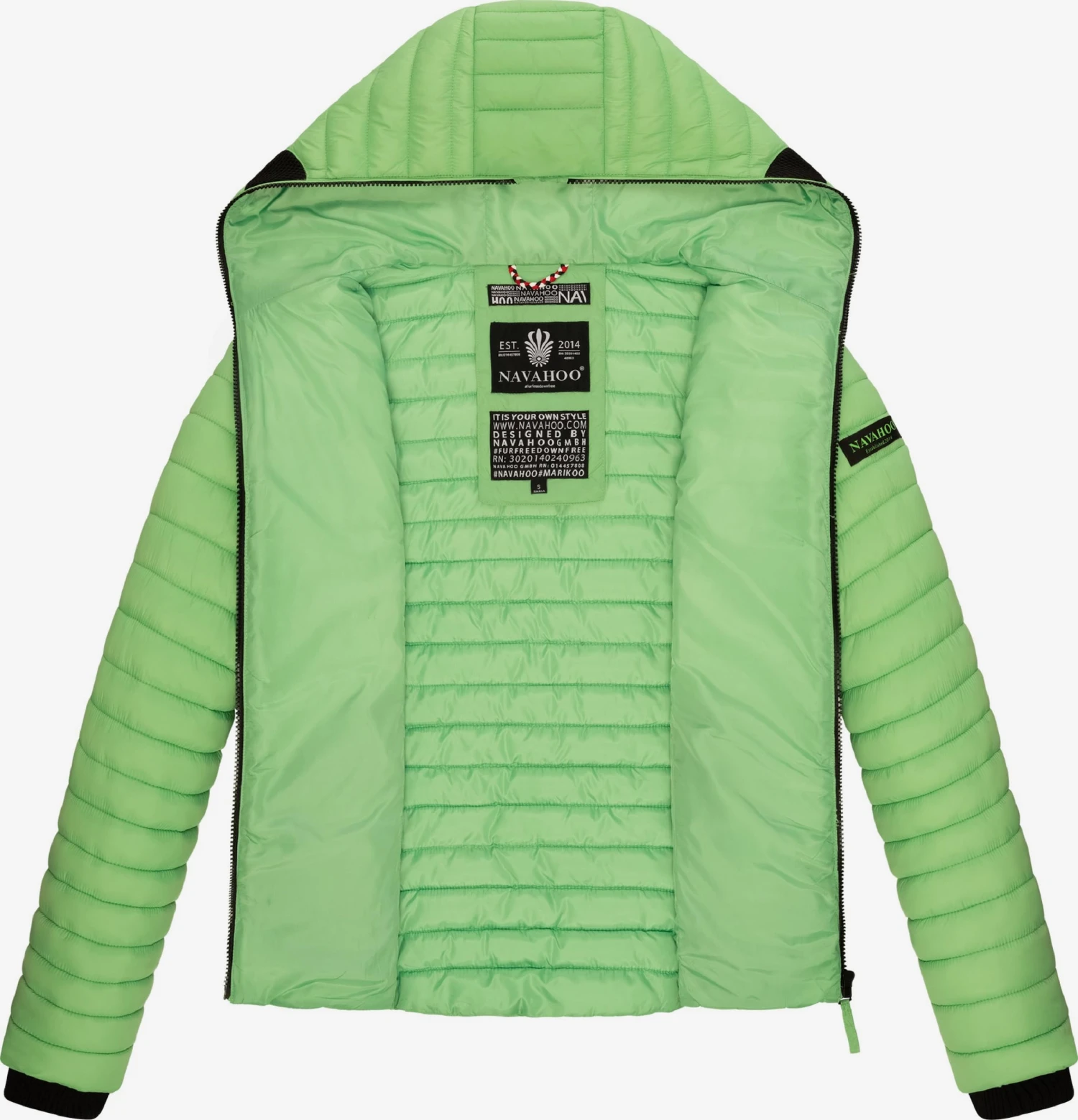 Navahoo Vestes De Mi-saison Veste Mi-saison Kimuk Femme Vert Clair 4 Navahoo Vestes De Mi-saison Veste Mi-saison Kimuk Femme Vert Clair – Image 4