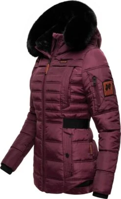 Navahoo Vestes Dhiver Veste D’hiver Melikaa Femme Bordeaux -Navahoo 6bfe8beb3dcd6153b100ff499d44f1f4
