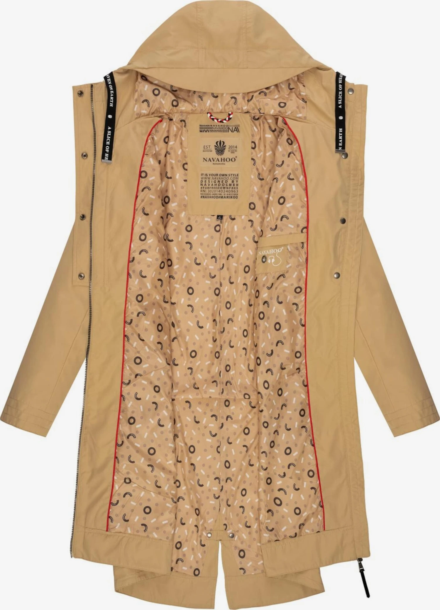 Navahoo Parkas Parka Mi-saison Josinaa Femme Sable 4 Navahoo Parkas Parka Mi-saison Josinaa Femme Sable – Image 4