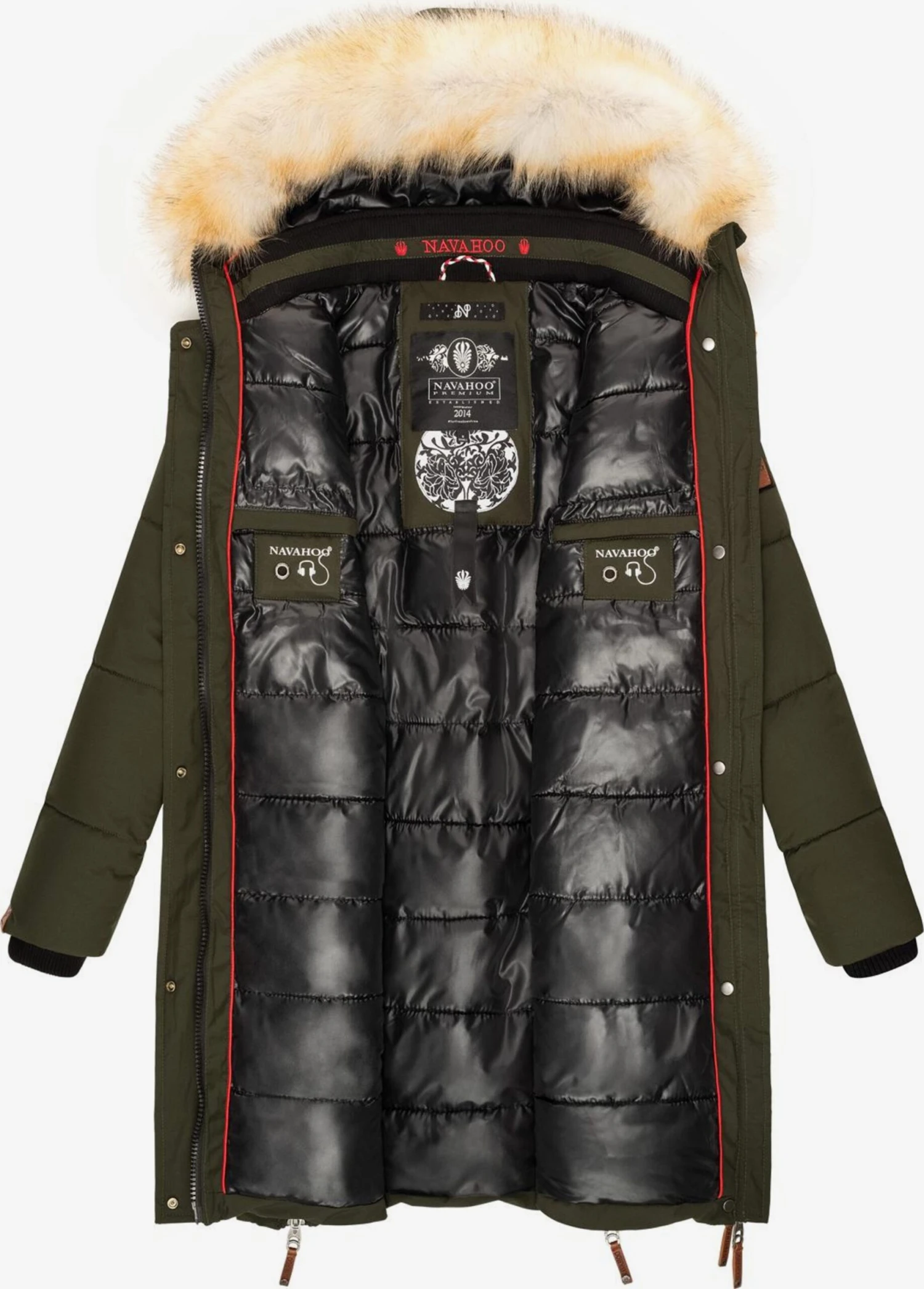 Navahoo Manteaux Dhiver Manteau D’hiver Halina Femme Olive 5 Navahoo Manteaux Dhiver Manteau D’hiver Halina Femme Olive – Image 5