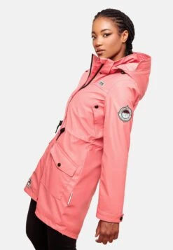 Navahoo Manteaux De Pluie Manteau Mi-saison Deike Femme Rose Ancienne -Navahoo 71c3347b40f9988850aca65fa81a8270