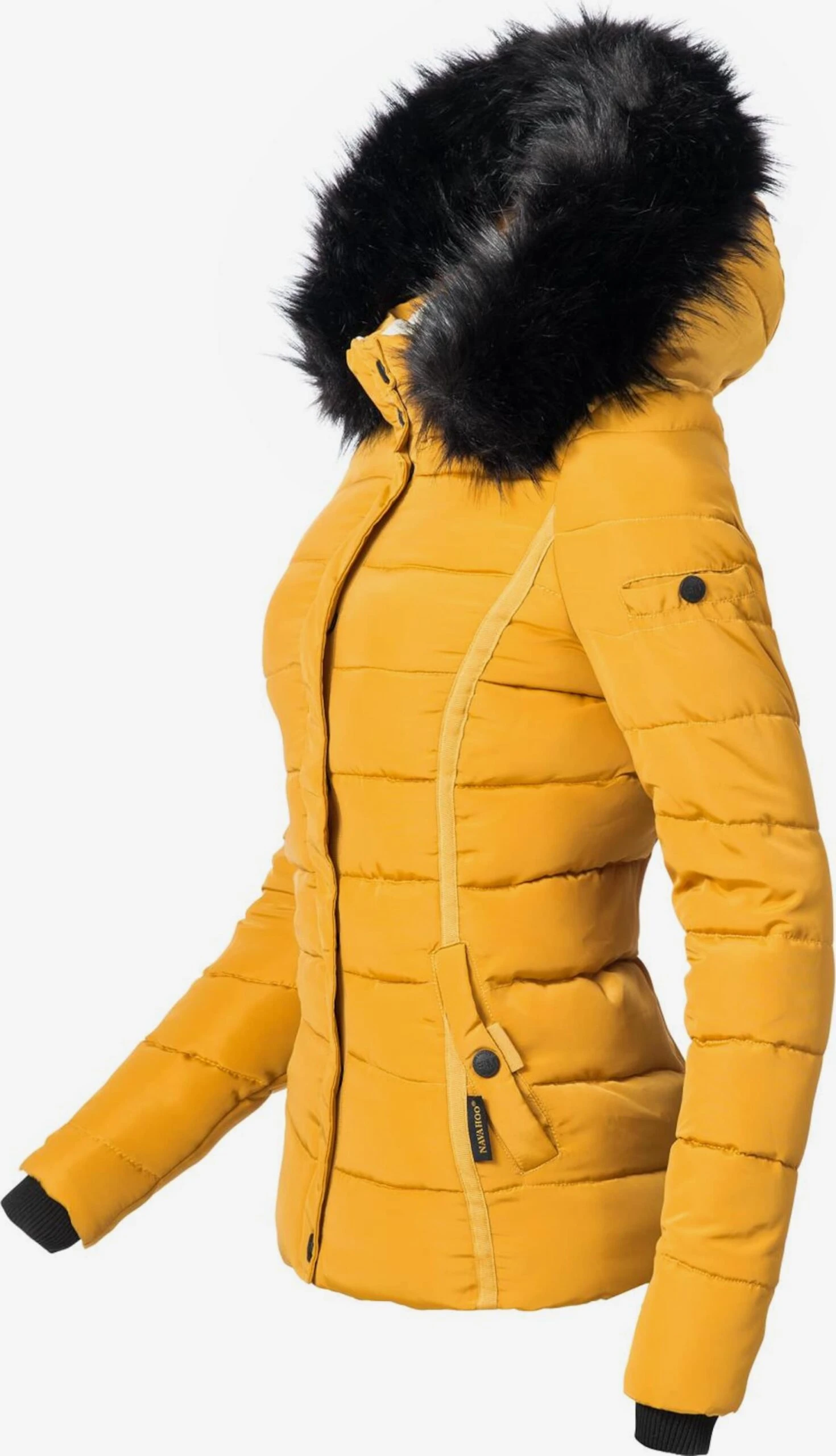 Navahoo Vestes Dhiver Veste D’hiver Miamor Femme Jaune Dor 2 Navahoo Vestes Dhiver Veste D’hiver Miamor Femme Jaune Dor – Image 2