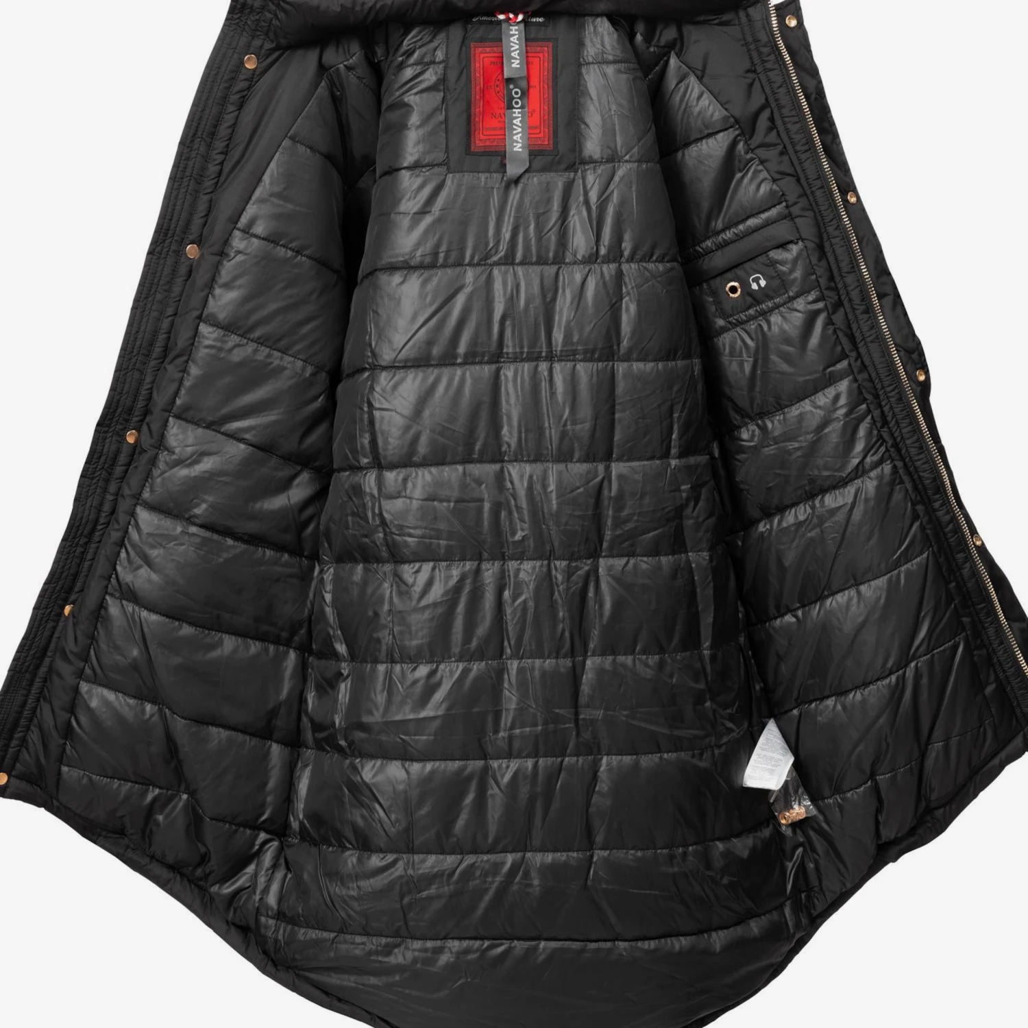 Navahoo Manteaux Dhiver Manteau D’hiver Papaya Femme Noir 5 Navahoo Manteaux Dhiver Manteau D’hiver Papaya Femme Noir – Image 5