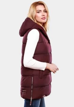 Navahoo Vestes Sans Manches Gilet Madilynaa Femme Bordeaux 12 Navahoo Vestes Sans Manches Gilet Madilynaa Femme Bordeaux -Navahoo 73398fc579c42fa58d9e12e4dadbdd55