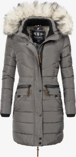 Navahoo Manteaux Dhiver Manteau D’hiver Paula Femme Gris