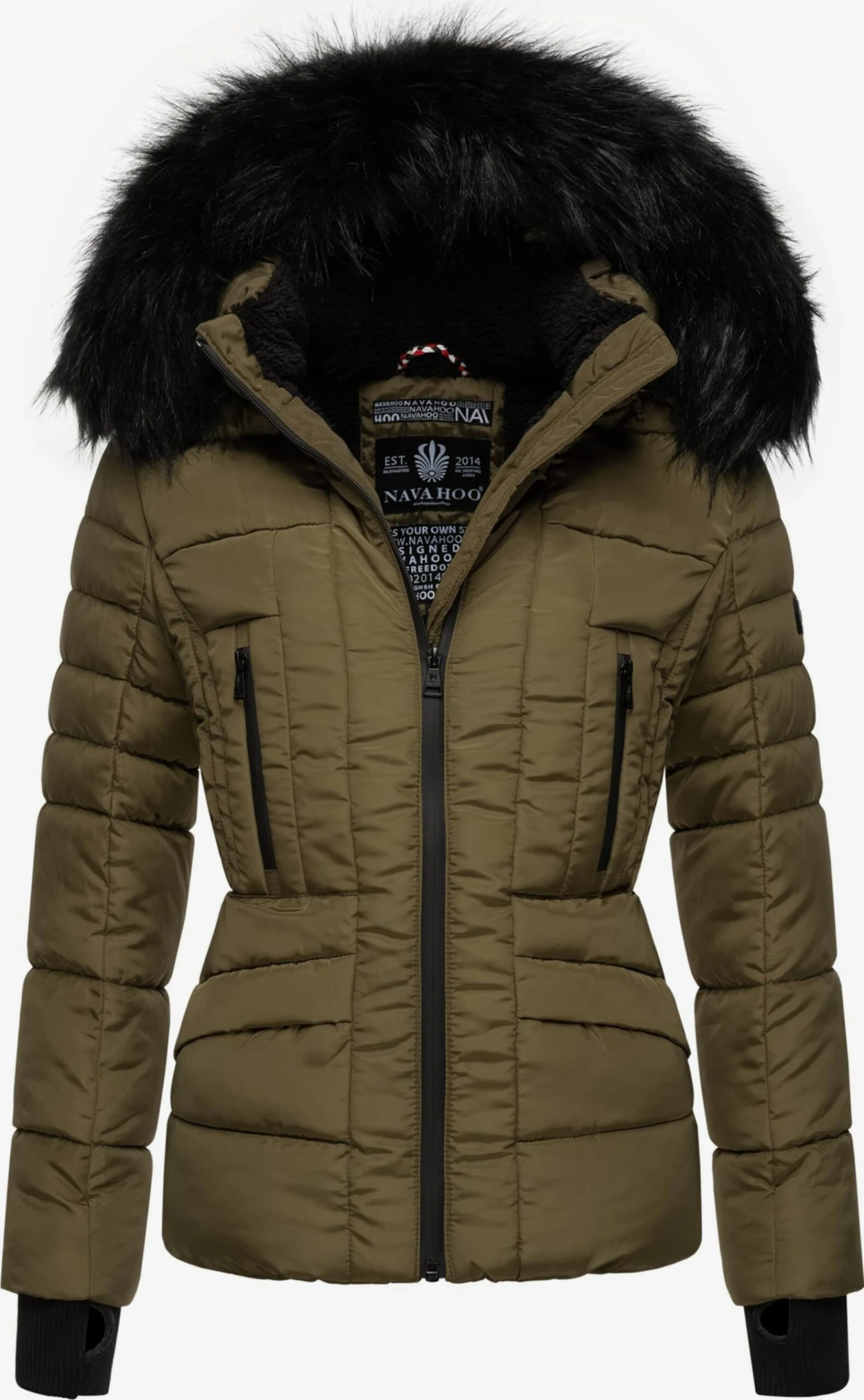 Navahoo Vestes Dhiver Veste D’hiver Adele Femme Olive 1 Navahoo Vestes Dhiver Veste D’hiver Adele Femme Olive