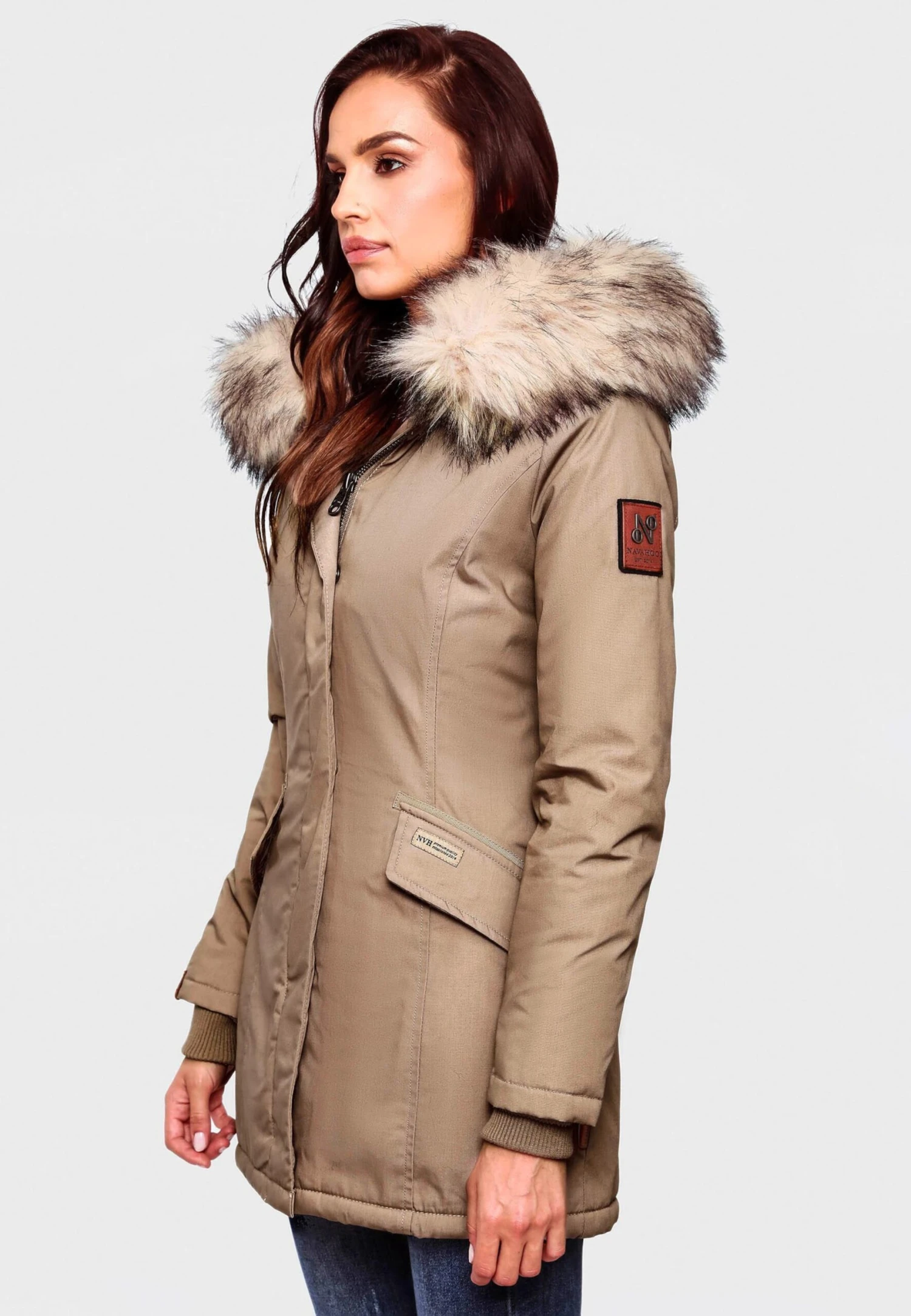 Navahoo Parkas Parka D’hiver Cristal Femme Noisette 6 Navahoo Parkas Parka D’hiver Cristal Femme Noisette – Image 6