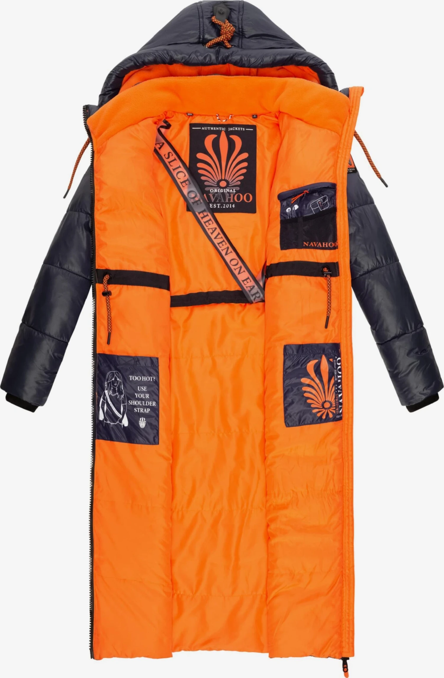 Navahoo Manteaux Dhiver Manteau D’hiver Schmuseengel Femme Bleu Marine 5 Navahoo Manteaux Dhiver Manteau D’hiver Schmuseengel Femme Bleu Marine – Image 5