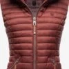 Navahoo Vestes Sans Manches Gilet Shadaa Femme Rouge Pastel