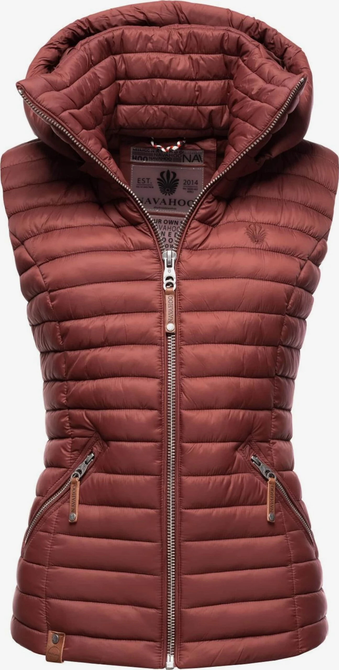 Navahoo Vestes Sans Manches Gilet Shadaa Femme Rouge Pastel 1 Navahoo Vestes Sans Manches Gilet Shadaa Femme Rouge Pastel